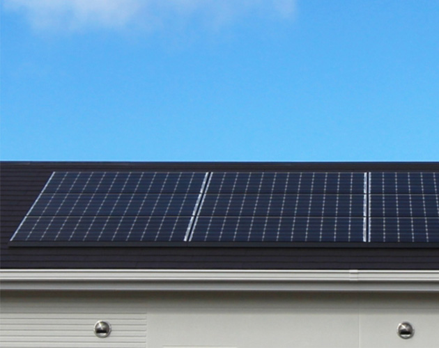 太陽光パネルの写真